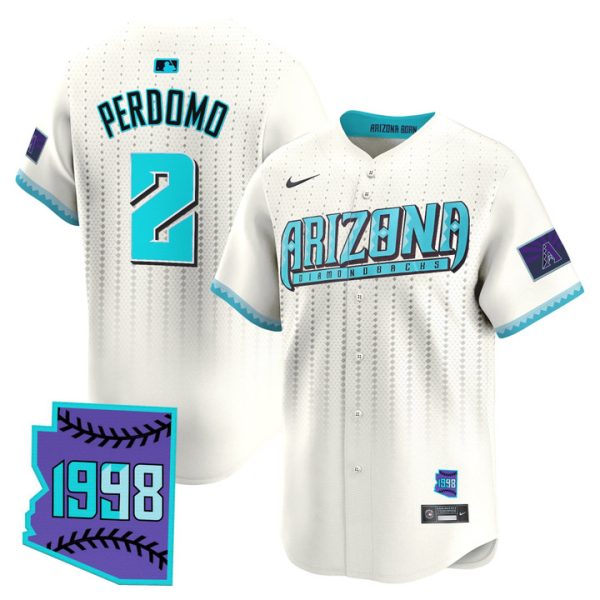 Arizona Diamondbacks 2025 City Connect Vapor Premier Limited Jersey - Cream Geraldo Perdomo