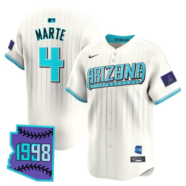 Arizona Diamondbacks 2025 City Connect Vapor Premier Limited Jersey - Cream Ketel Marte