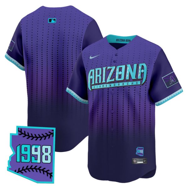 Arizona Diamondbacks 2025 City Connect Vapor Premier Limited Jersey - Purple Team