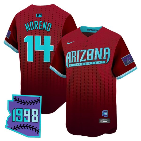 Arizona Diamondbacks 2025 City Connect Vapor Premier Limited Jersey - Red Gabriel Moreno