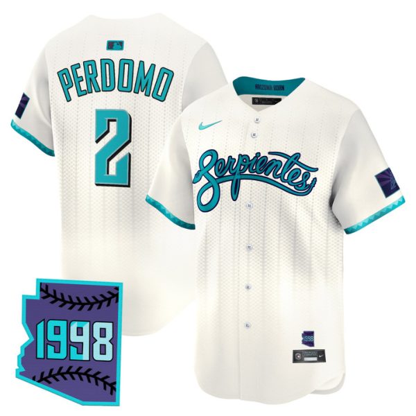 Arizona Diamondbacks 2025 City Connect Vapor Premier Limited Jersey V2 - Cream Geraldo Perdomo