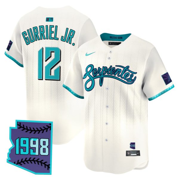 Arizona Diamondbacks 2025 City Connect Vapor Premier Limited Jersey V2 - Cream Lourdes Gurriel Jr.
