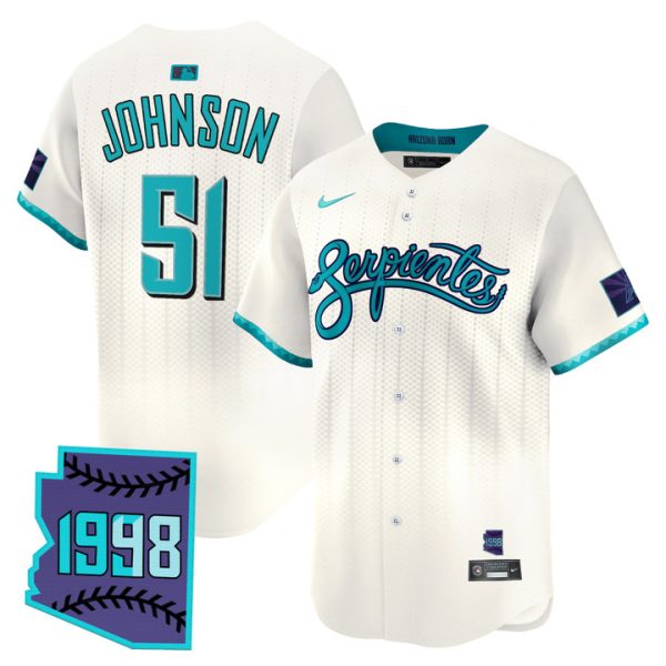 Arizona Diamondbacks 2025 City Connect Vapor Premier Limited Jersey V2 - Cream Randy Johnson