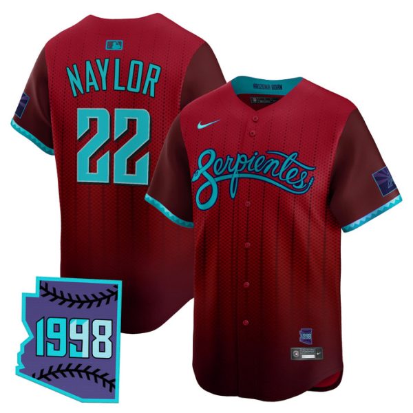 Arizona Diamondbacks 2025 City Connect Vapor Premier Limited Jersey V2 - Red Josh Naylor