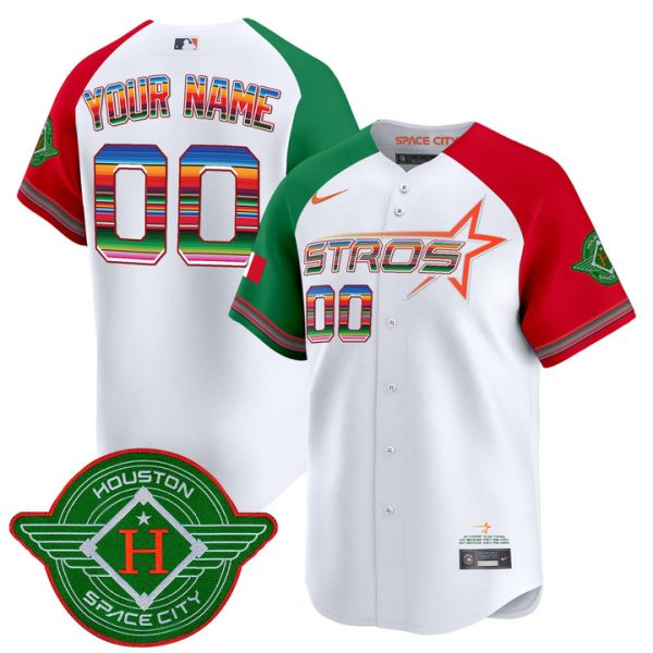 Astros 2025 City Connect Mexico Vapor Premier Limited Custom Jersey - Alternate