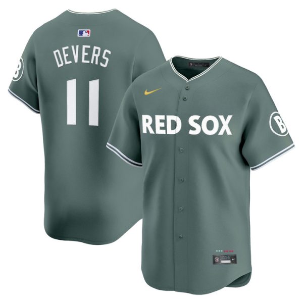 Boston Red Sox 2025 City Connect Vapor Premier Limited Jersey - Green Rafael Devers