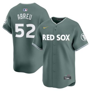Boston Red Sox 2025 City Connect Vapor Premier Limited Jersey - Green Wilyer Abreu