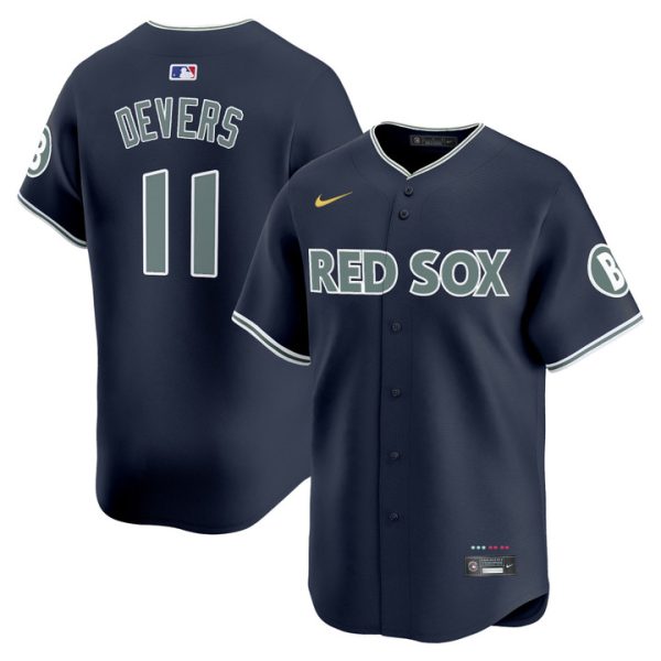Boston Red Sox 2025 City Connect Vapor Premier Limited Jersey - Navy Rafael Devers