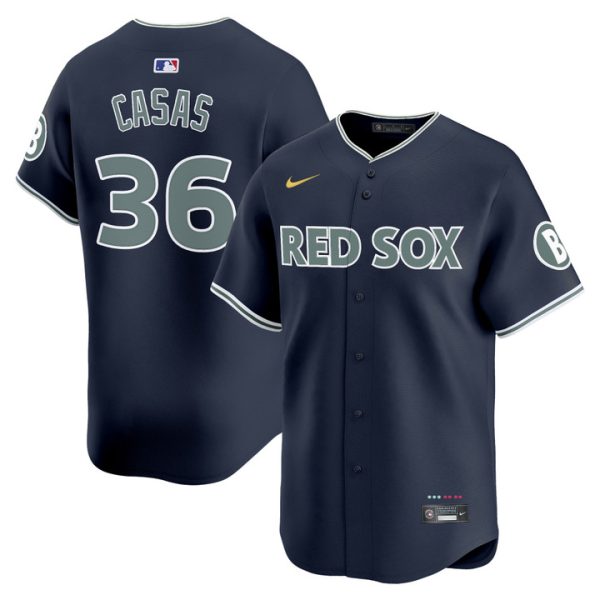 Boston Red Sox 2025 City Connect Vapor Premier Limited Jersey - Navy Triston Casas