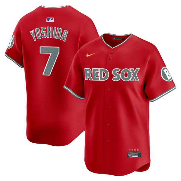 Boston Red Sox 2025 City Connect Vapor Premier Limited Jersey - Red Masataka Yoshida