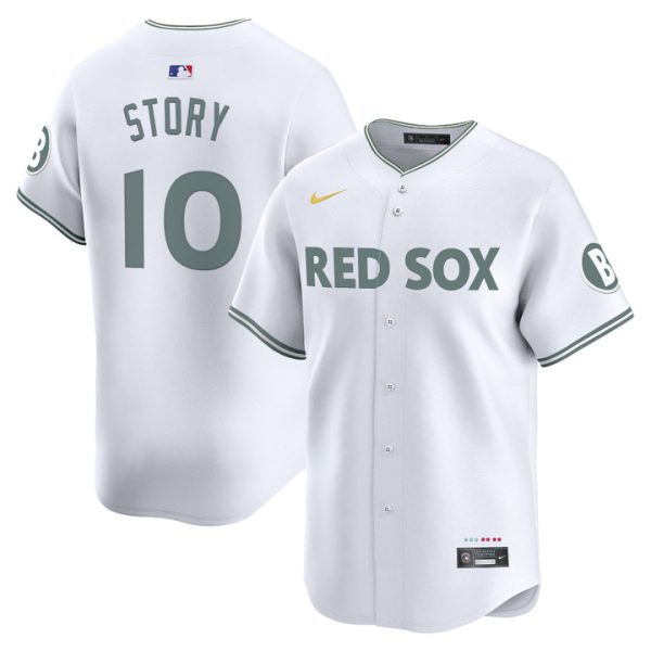Boston Red Sox 2025 City Connect Vapor Premier Limited Jersey - White Trevor Story