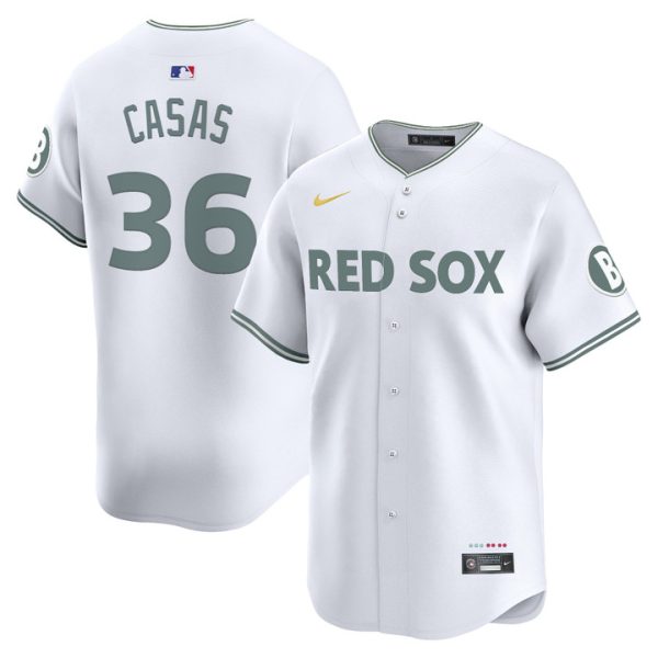 Boston Red Sox 2025 City Connect Vapor Premier Limited Jersey - White Triston Casas