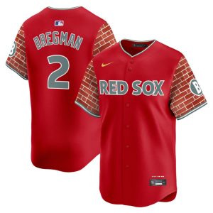 Boston Red Sox 2025 Fenway Red Brick Style Vapor Premier Limited Jersey - Red Alex Bregman