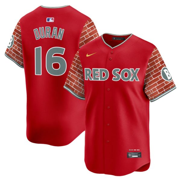 Boston Red Sox 2025 Fenway Red Brick Style Vapor Premier Limited Jersey - Red Jarren Duran