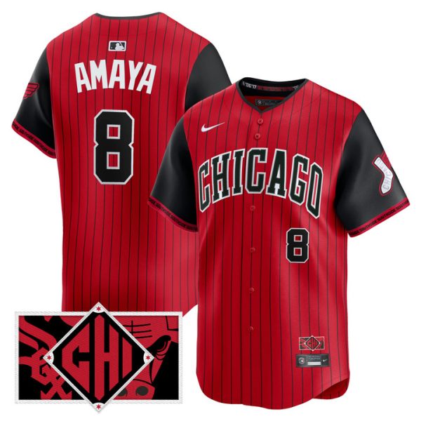 Chicago White Sox 2025 City Connect Vapor Premier Limited Jersey - Red Jacob Amaya