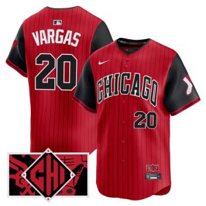 Chicago White Sox 2025 City Connect Vapor Premier Limited Jersey - Red Miguel Vargas