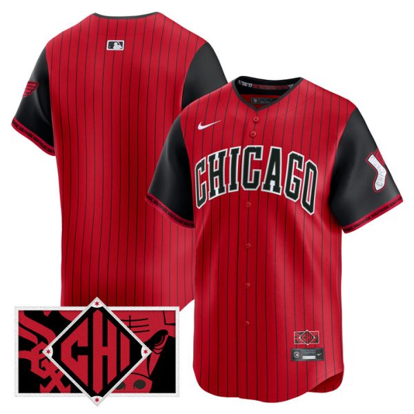 Chicago White Sox 2025 City Connect Vapor Premier Limited Jersey - Red Team