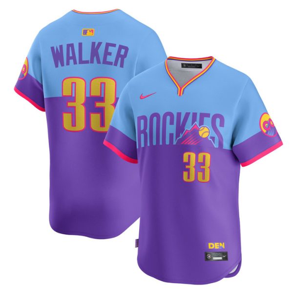 Colorado Rockies 2025 City Connect Vapor Premier Limited Jersey - Larry Walker