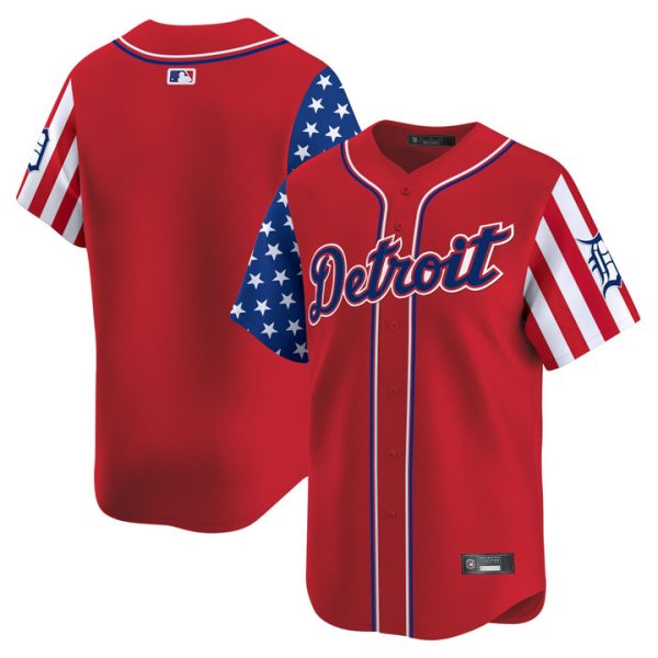 Detroit Tigers 2025 Memorial Day Vapor Premier Limited Jersey - Red Team
