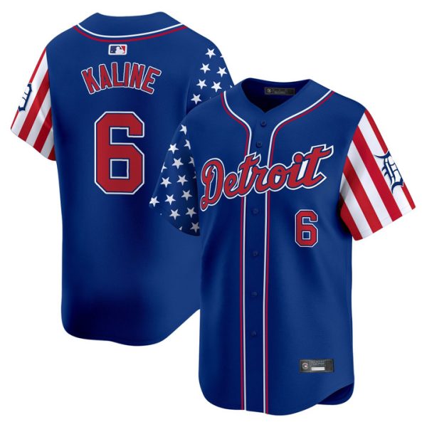 Detroit Tigers 2025 Memorial Day Vapor Premier Limited Jersey - Royal Al Kaline