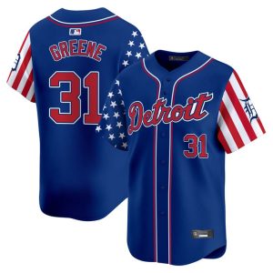 Detroit Tigers 2025 Memorial Day Vapor Premier Limited Jersey - Royal Riley Greene