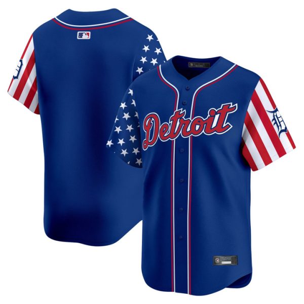 Detroit Tigers 2025 Memorial Day Vapor Premier Limited Jersey - Royal Team