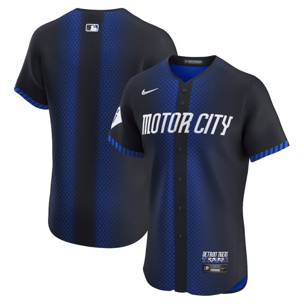 Detroit Tigers City Connect Elite Jersey - Navy