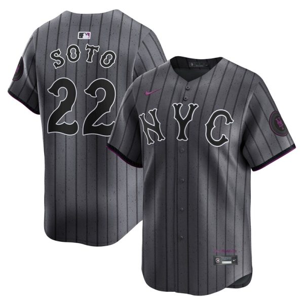 Juan Soto New York Mets City Connect Limited Jersey - Gray