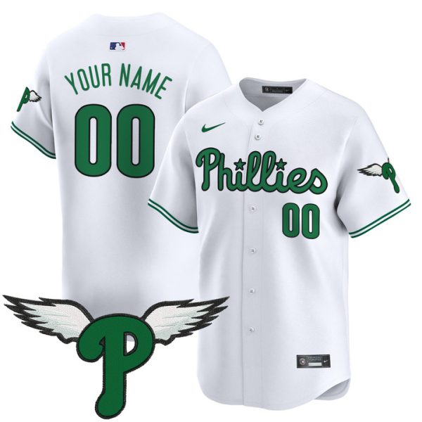 Philadelphia Phillies 2025 Vapor Premier Limited Custom Jersey - White