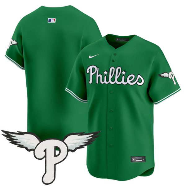 Philadelphia Phillies 2025 Vapor Premier Limited Jersey - Kelly Green Team