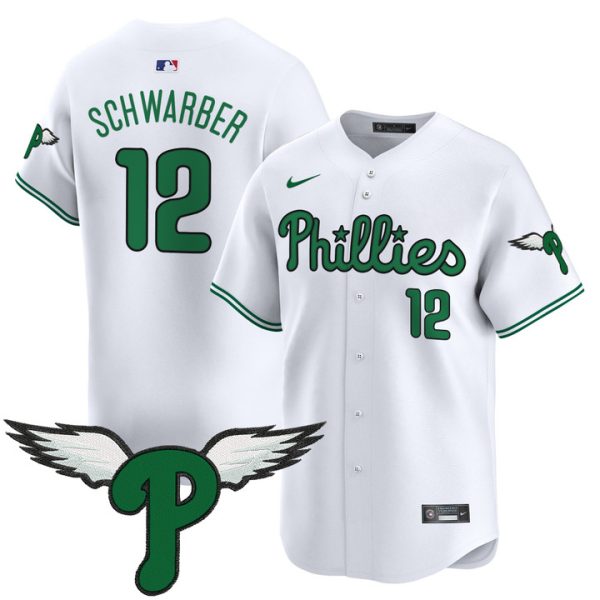 Philadelphia Phillies 2025 Vapor Premier Limited Jersey - White Kyle Schwarber