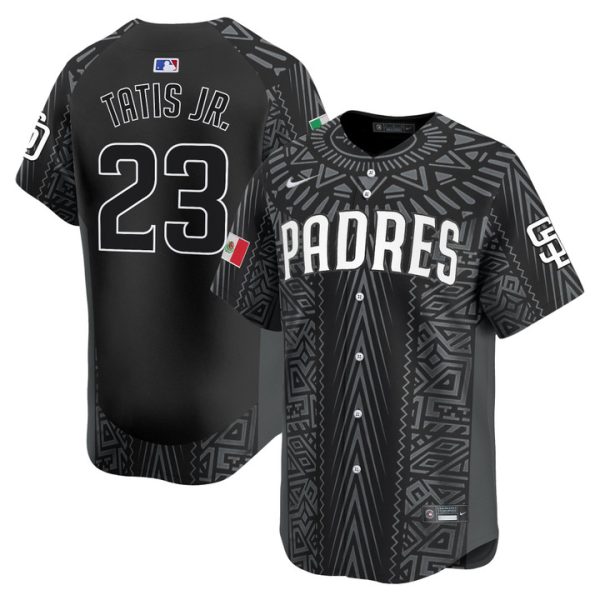 San Diego Padres 2025 Mexican Heritage Vapor Premier Limited Jersey - Black Fernando Tatis Jr.
