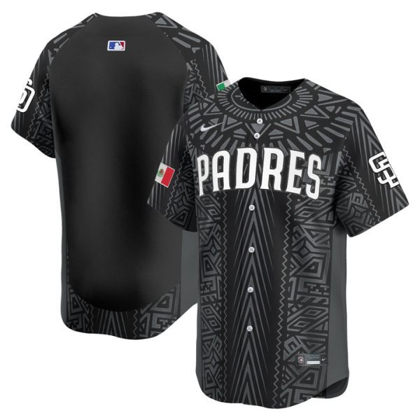 San Diego Padres 2025 Mexican Heritage Vapor Premier Limited Jersey - Black Team
