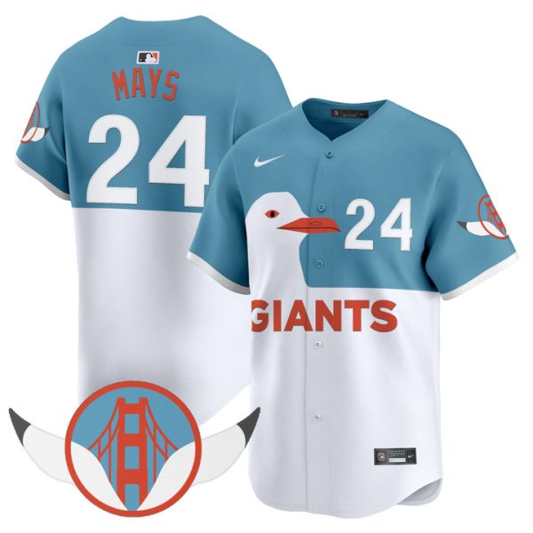 San Francisco Giants Seagull 2025 Vapor Premier Limited Jersey - Willie Mays