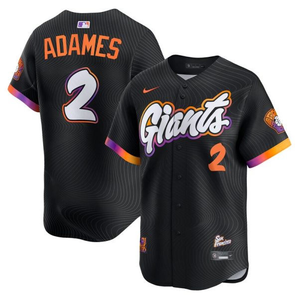 Willy Adames San Francisco Giants 2025 City Connect Limited Jersey - Black