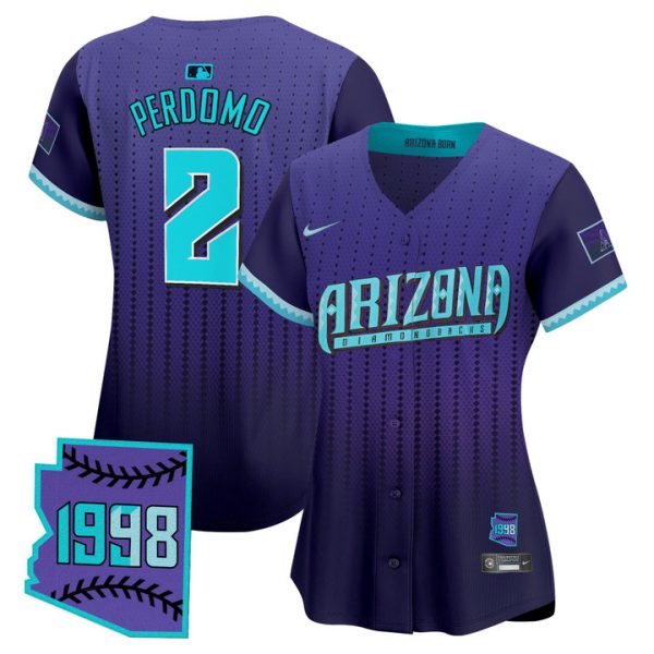 Women's Arizona Diamondbacks 2025 City Connect Vapor Premier Limited Jersey - Geraldo Perdomo