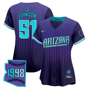 Women's Arizona Diamondbacks 2025 City Connect Vapor Premier Limited Jersey - Randy Johnson