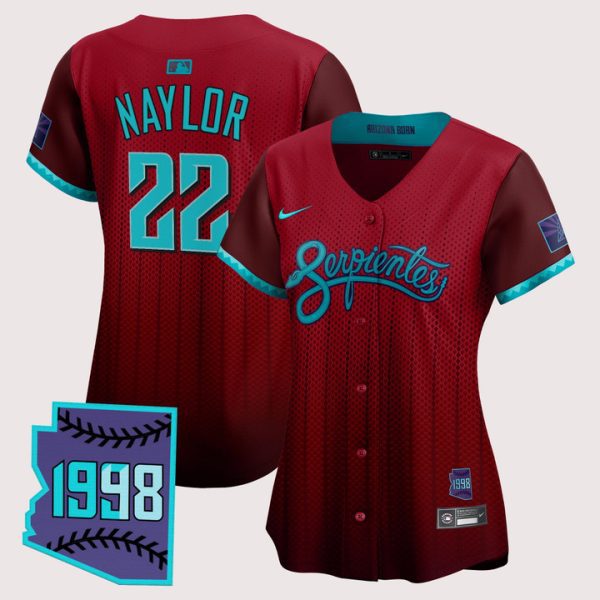 Women's Arizona Diamondbacks 2025 City Connect Vapor Premier Limited Jersey V2 - Red Josh Naylor