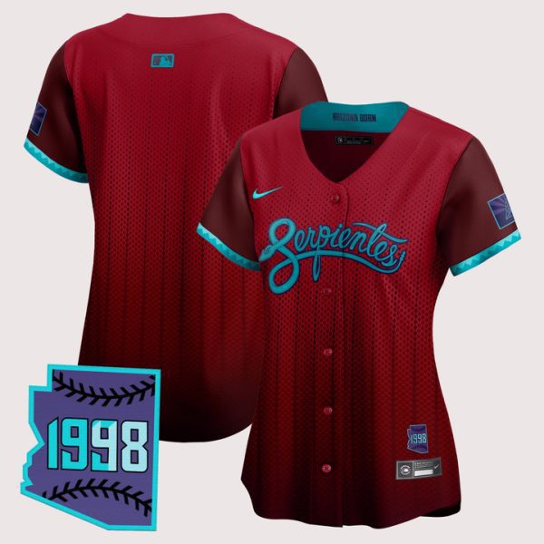 Women's Arizona Diamondbacks 2025 City Connect Vapor Premier Limited Jersey V2 - Red Team