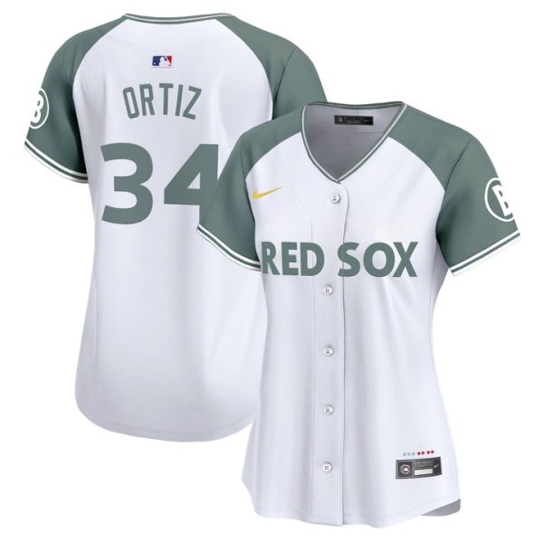 Women's Boston Red Sox 2025 City Connect Vapor Premier Limited Jersey - Alternate David Ortiz
