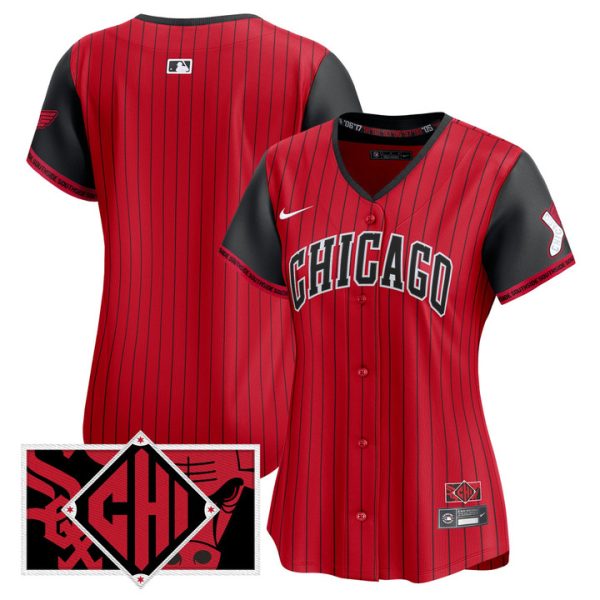Women's Chicago White Sox 2025 City Connect Vapor Premier Limited Jersey - Red Team