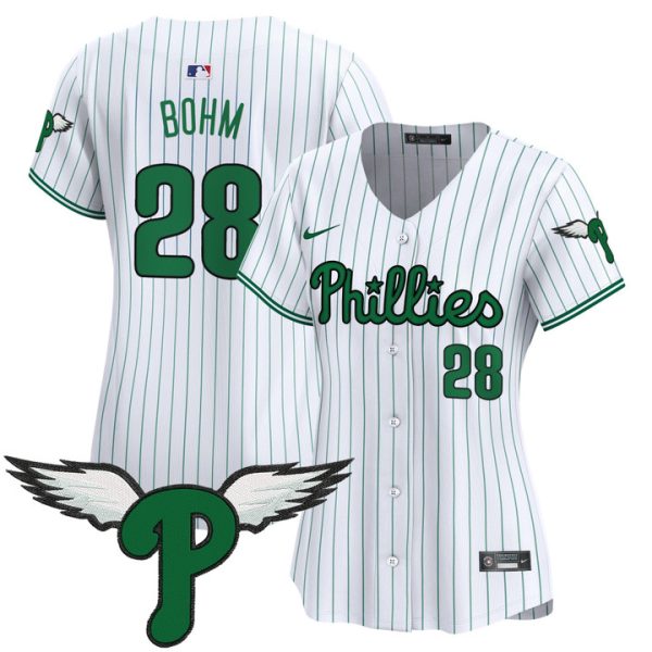 Women's Philadelphia Phillies 2025 Vapor Premier Limited Jersey - Pinstripe Alec Bohm
