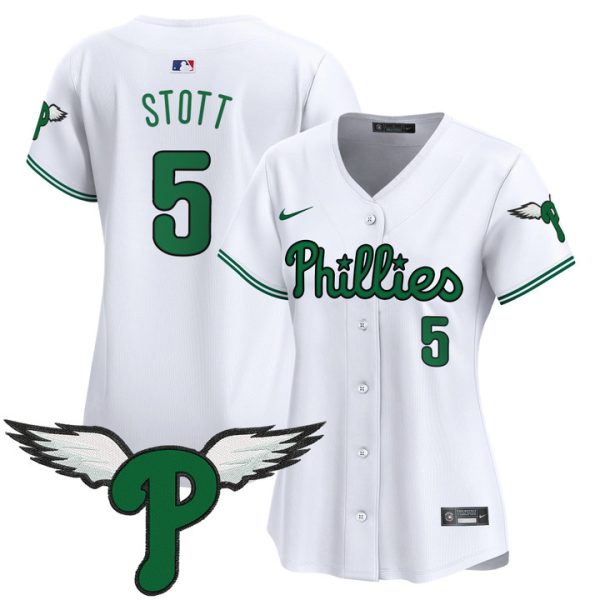 Women's Philadelphia Phillies 2025 Vapor Premier Limited Jersey - White Bryson Stott