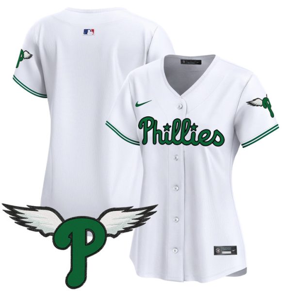 Women's Philadelphia Phillies 2025 Vapor Premier Limited Jersey - White Team
