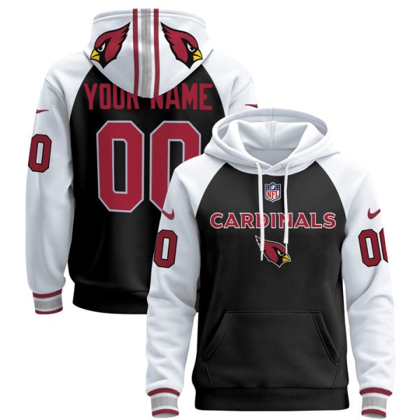 Arizona Cardinals 2024 Custom Pullover Stitched Hoodie - Black Alternate