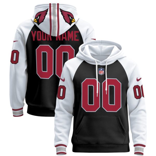 Arizona Cardinals 2024 Custom Pullover Stitched Hoodie - Black Alternate