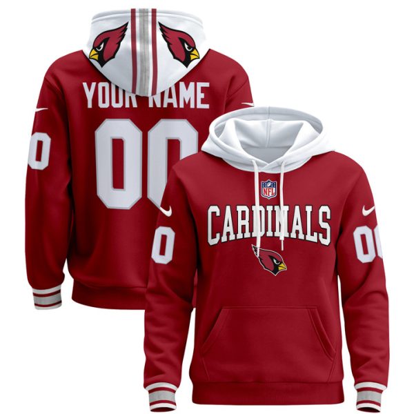 Arizona Cardinals 2024 Custom Pullover Stitched Hoodie - Red