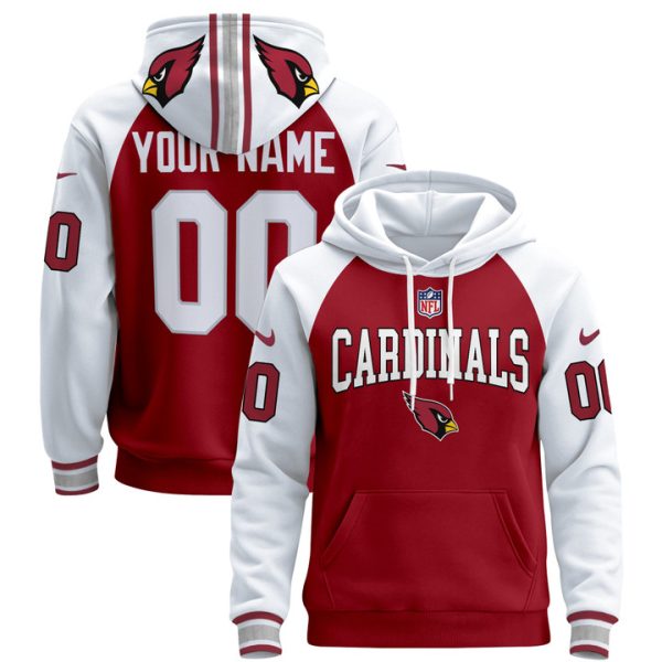 Arizona Cardinals 2024 Custom Pullover Stitched Hoodie - Red Alternate