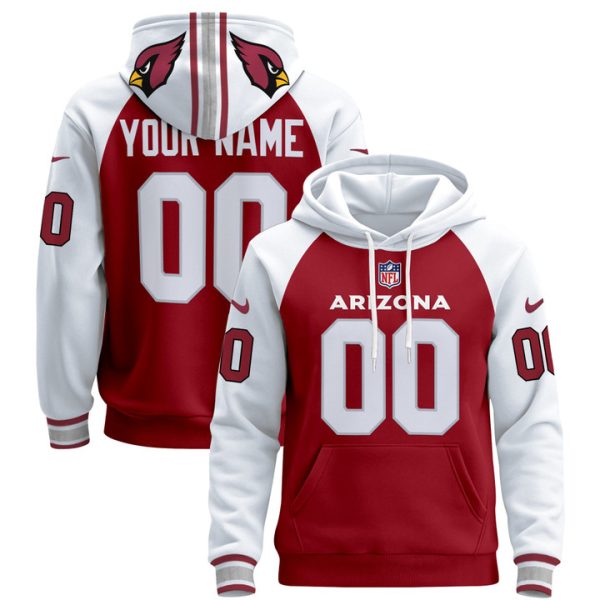 Arizona Cardinals 2024 Custom Pullover Stitched Hoodie - Red Alternate