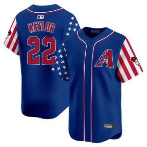Arizona Diamondbacks 2025 Independence Day Vapor Premier Limited Jersey Stitched Royal Josh Naylor
